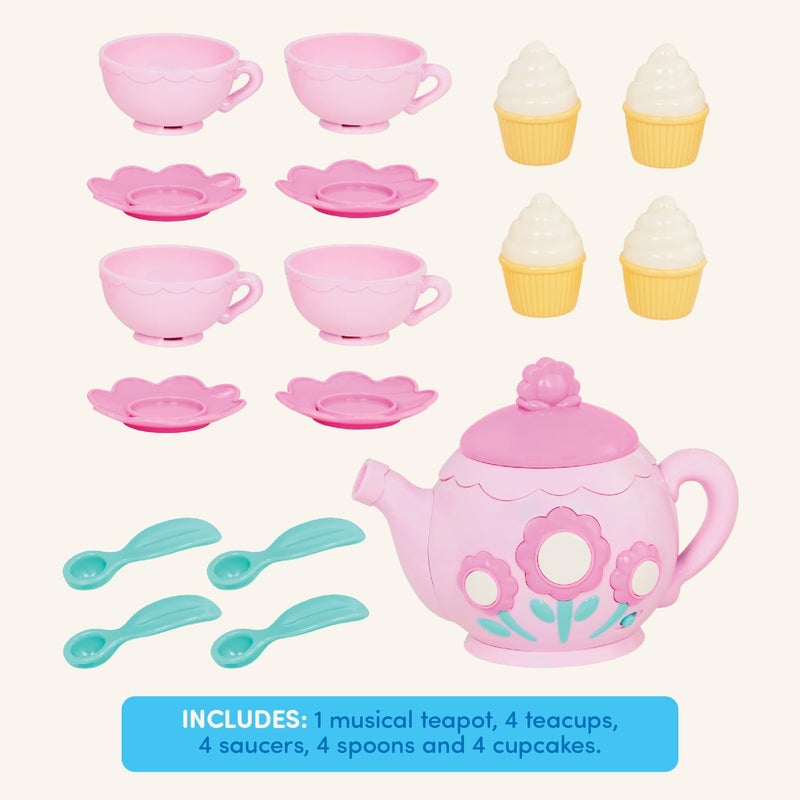 Battat â€“ Play Circle â€“ Singing Teapot â€“ Toy Food â€“ Pretend Play â€“ Kitchen Set â€“ 3+ Years(17 Pieces) - Image 5